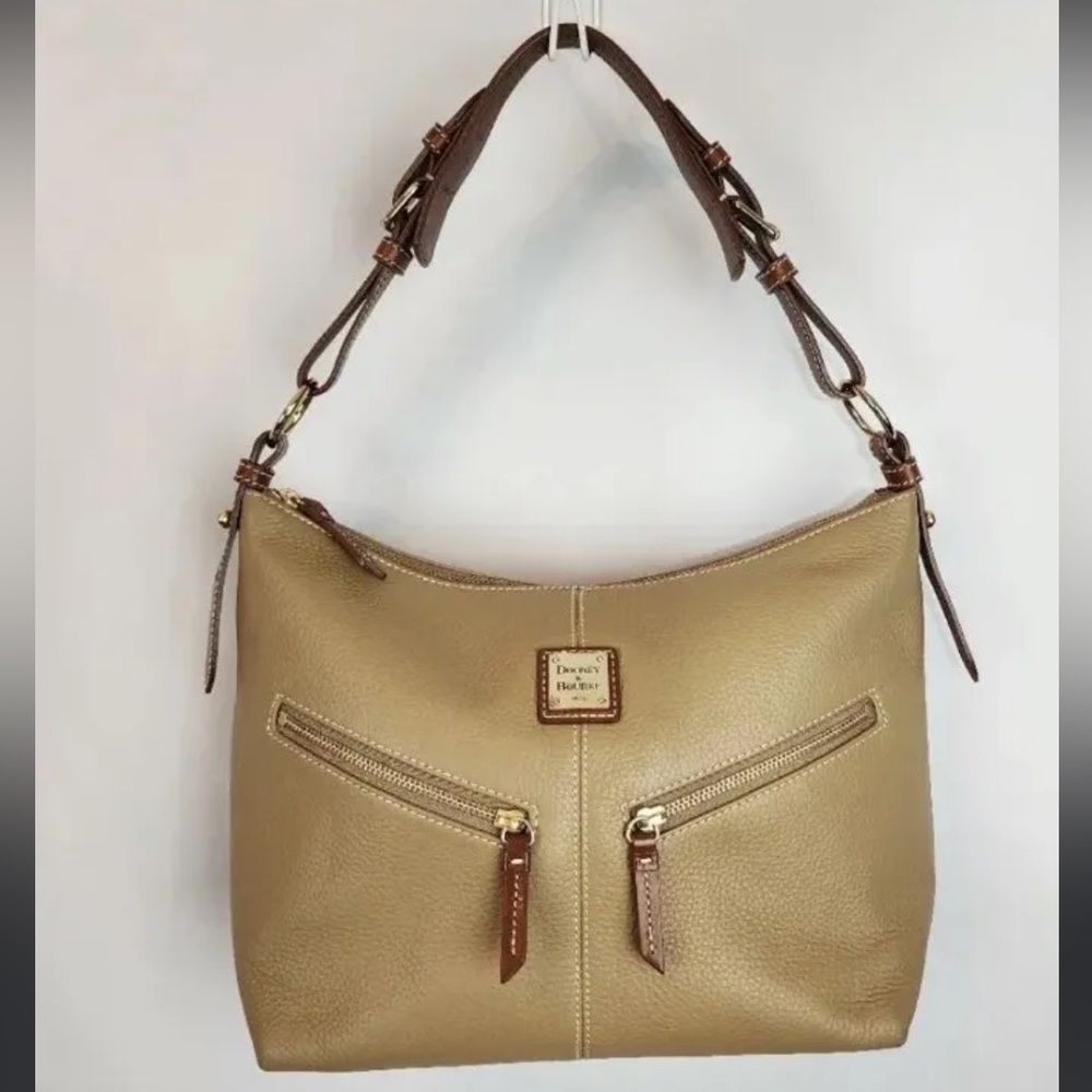 Dooney & Bourke Pebble Leather Hobo Mary Bag